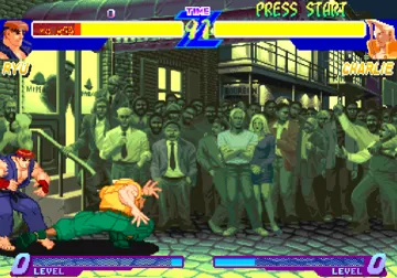 Street Fighter Alpha Anthology screen shot game playing
